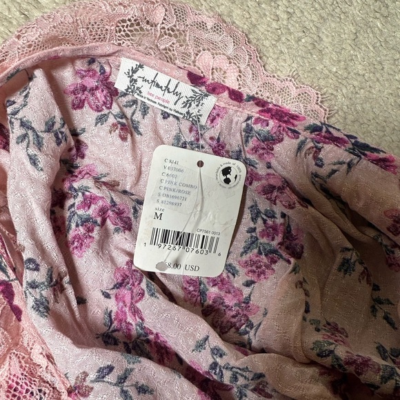 Intimately Free People Take It Away Bodysuit in‎ Pink/Rose Combo- Women’s size M - Picture 8 of 9